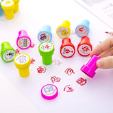Rubber Stamps For Kids Set Of 10 Pcs With Different Emojis - EKT3882